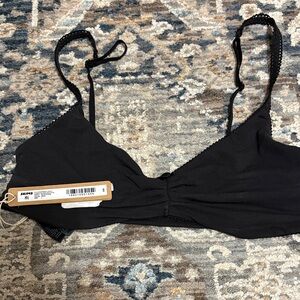 Skims Black Bralette